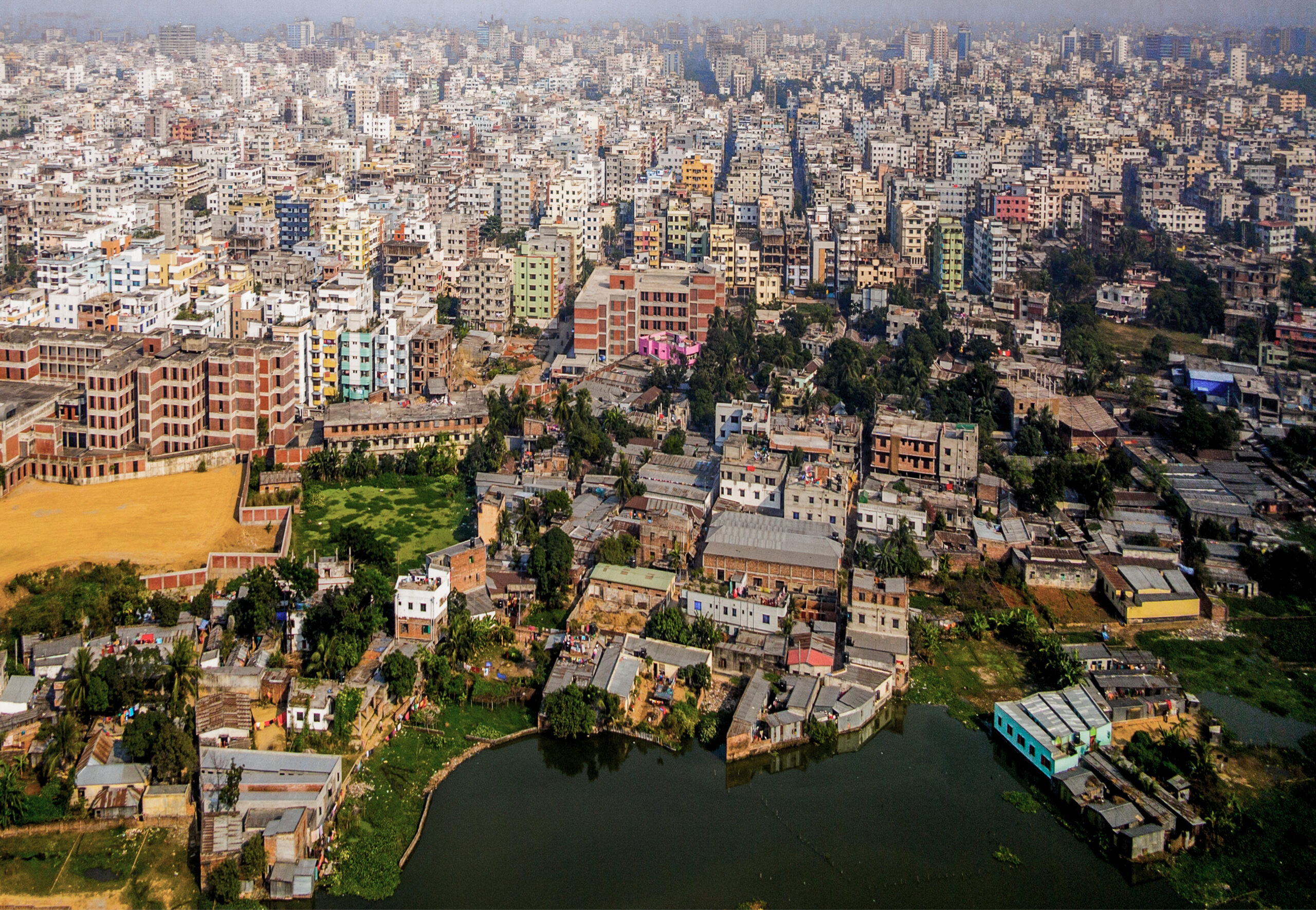 Aerial view of Dhaka, Bangladesh (Photo